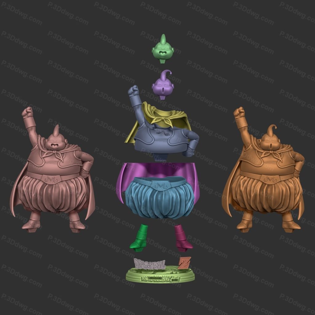 Blue Spray 龙珠 魔人布欧-P站图纸收藏馆