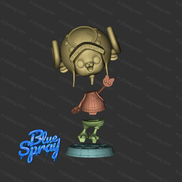 图片[2]-Blue Spray 海贼王 托尼·乔巴-P站图纸收藏馆