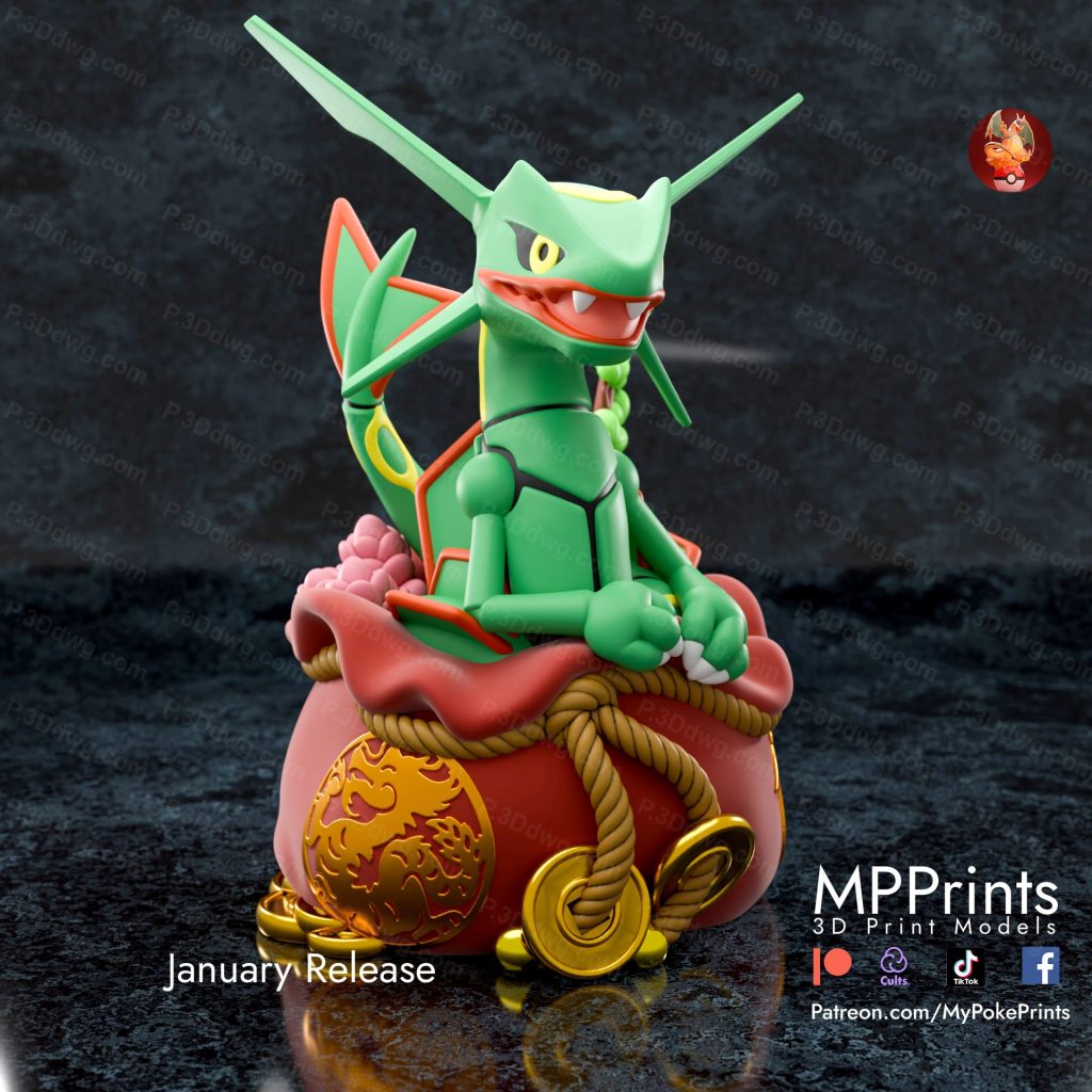 口袋妖怪 烈空坐-P站图纸收藏馆