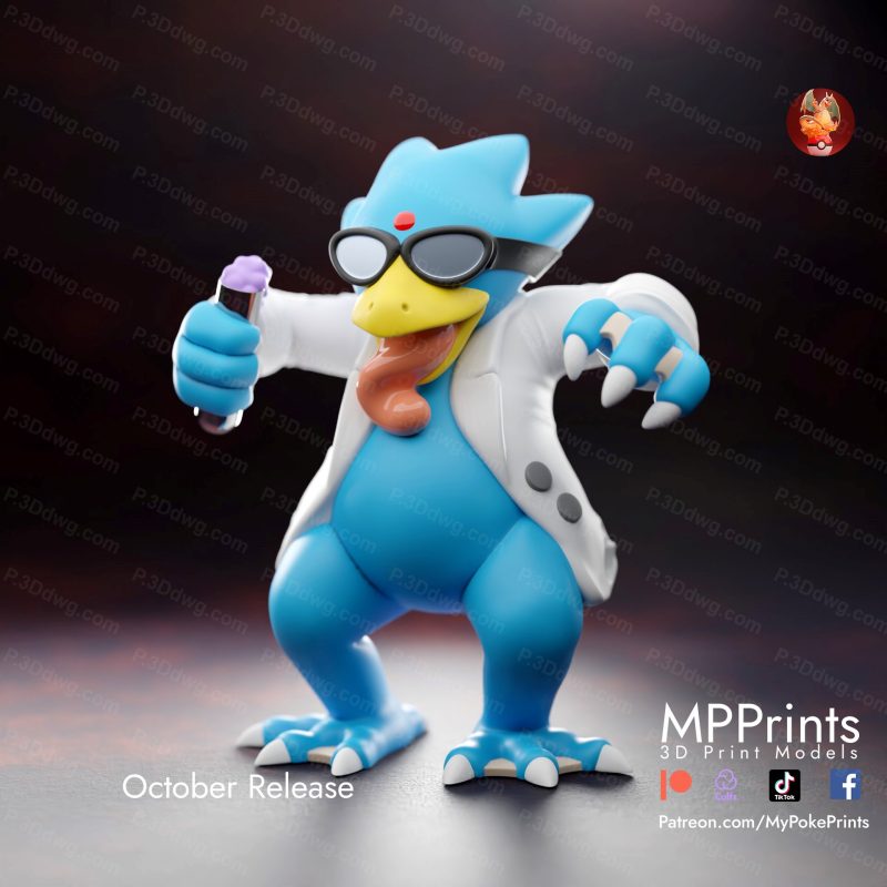 口袋妖怪 南瓜伊布和可达鸭-P站图纸收藏馆