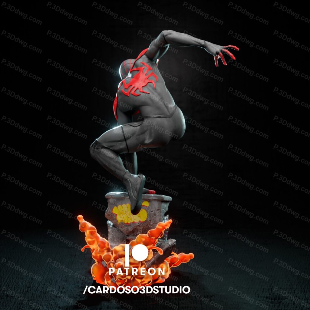 图片[7]-CA3D 漫威 蜘蛛侠 迈尔斯·莫拉莱斯-P站图纸收藏馆