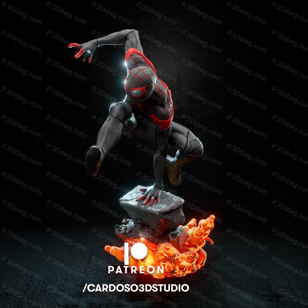 图片[6]-CA3D 漫威 蜘蛛侠 迈尔斯·莫拉莱斯-P站图纸收藏馆