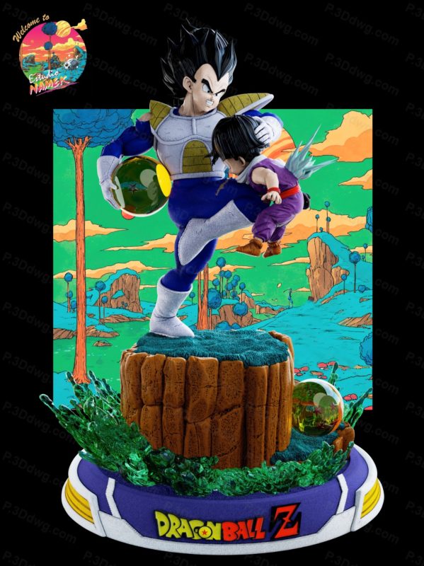 龙珠 悟空VS贝吉塔-P站图纸收藏馆