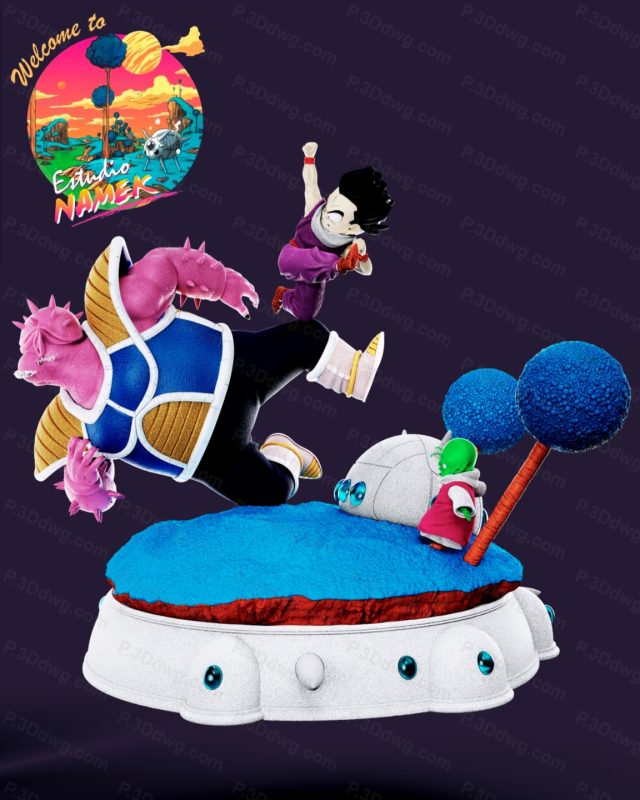 龙珠 悟饭VS多多利亚-P站图纸收藏馆