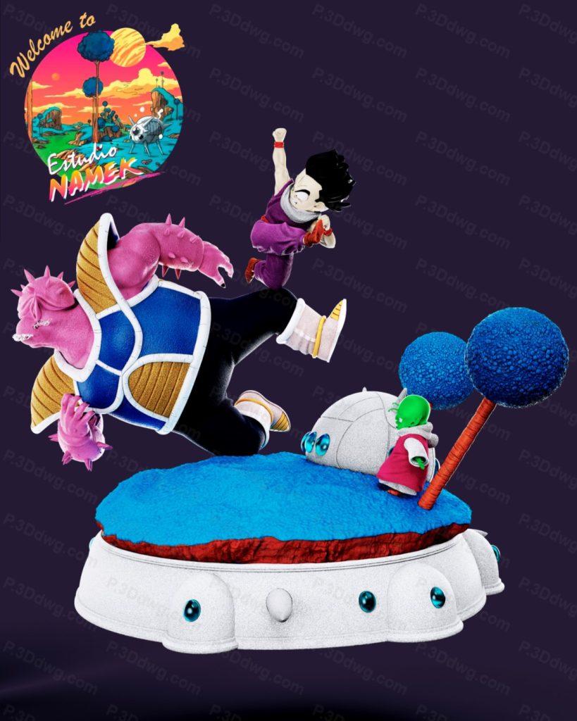 图片[1]-龙珠 悟饭VS多多利亚-P站图纸收藏馆