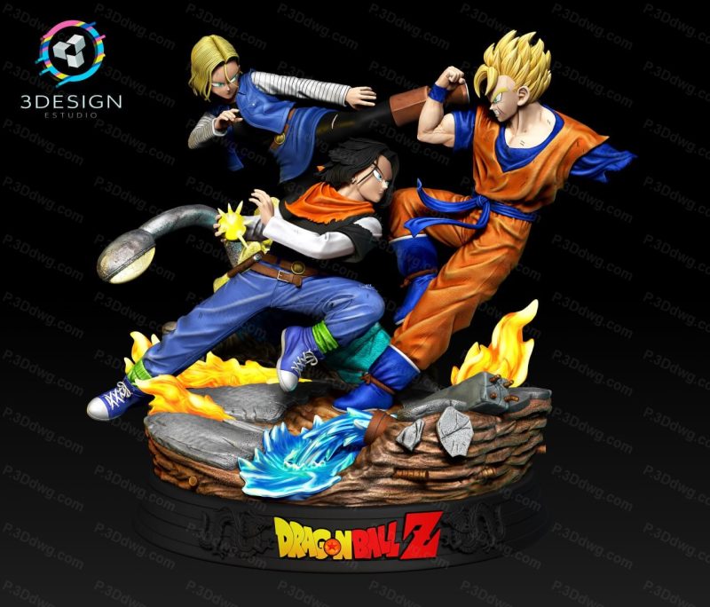 龙珠 悟空 人造人18号17号-P站图纸收藏馆