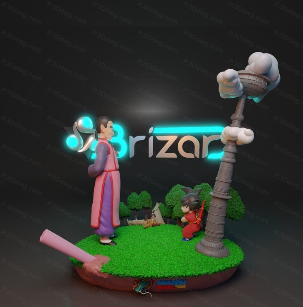 图片[3]-龙珠 淘白白对战悟空-P站图纸收藏馆