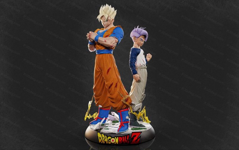 悟饭和特兰克斯-P站图纸收藏馆