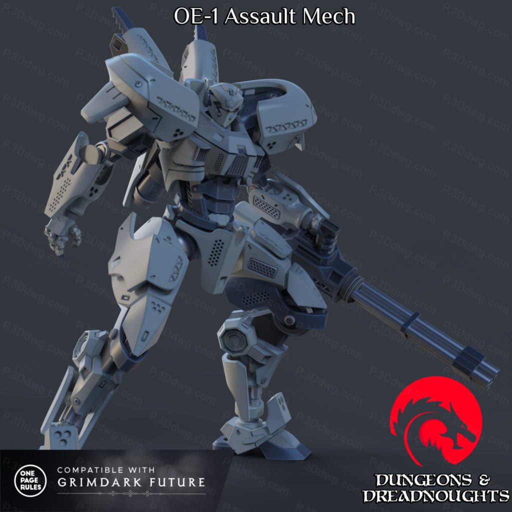 图片[2]-OE-1攻击机甲-P站图纸收藏馆