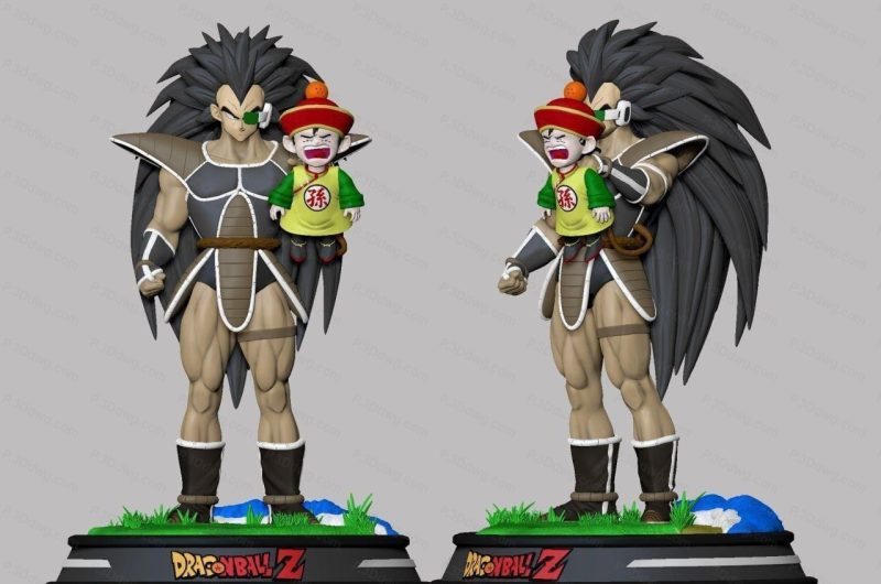 龙珠 拉蒂兹和孙悟饭-P站图纸收藏馆