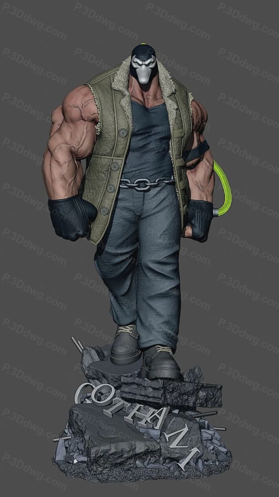 图片[1]-DC漫画 蝙蝠侠 贝恩-P站图纸收藏馆