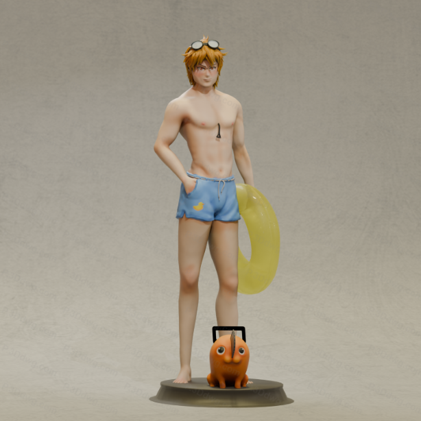 链锯人 电次和玛奇玛-P站图纸收藏馆