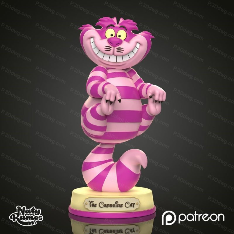 Naty Ramo 爱丽丝梦游仙境 柴郡猫-P站图纸收藏馆