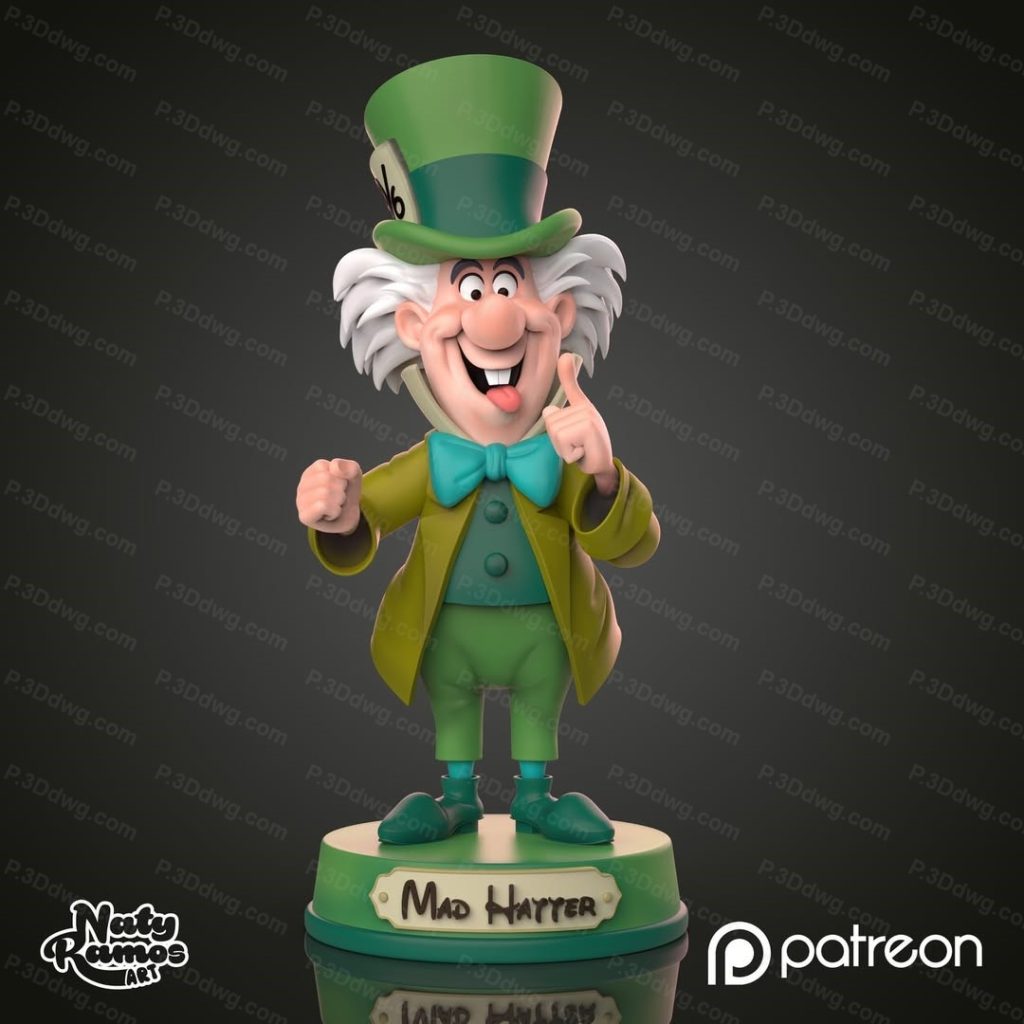 Naty Ramo 爱丽丝梦游仙境 疯帽子-P站图纸收藏馆