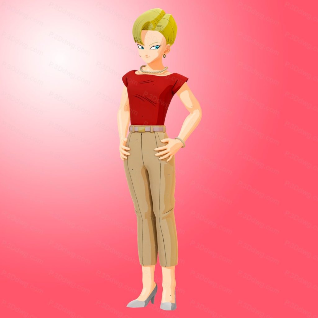 龙珠 人造人18号-P站图纸收藏馆