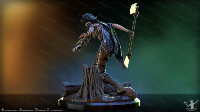 图片[2]-Ritual Casting 女猎手 伊泰亚-P站图纸收藏馆