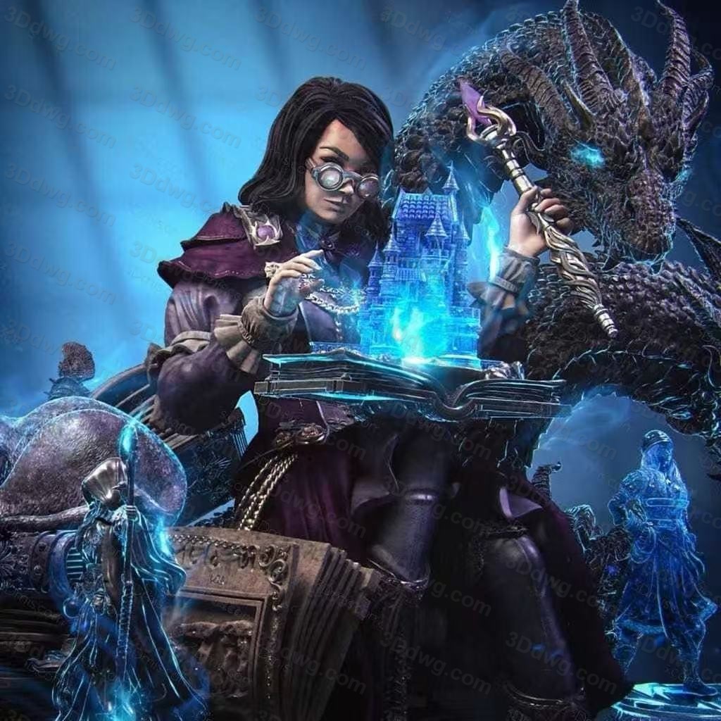 NeriKson 魔法图书管理员 奥林西亚-P站图纸收藏馆