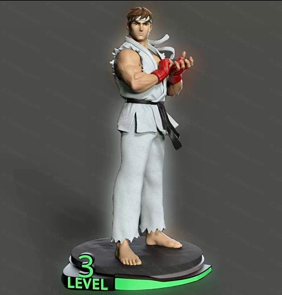 图片[1]-街头霸王 隆-P站图纸收藏馆