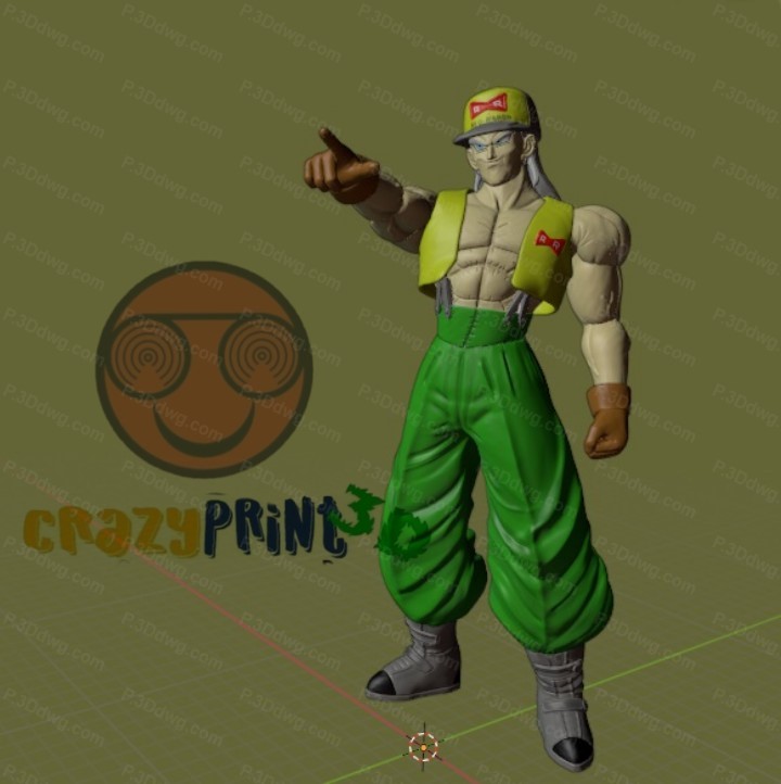 龙珠 人造人13号-P站图纸收藏馆