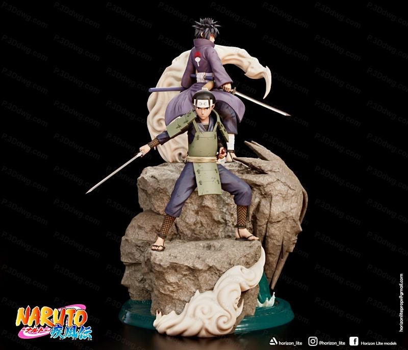 火影忍者 柱间千手和宇智波斑-P站图纸收藏馆