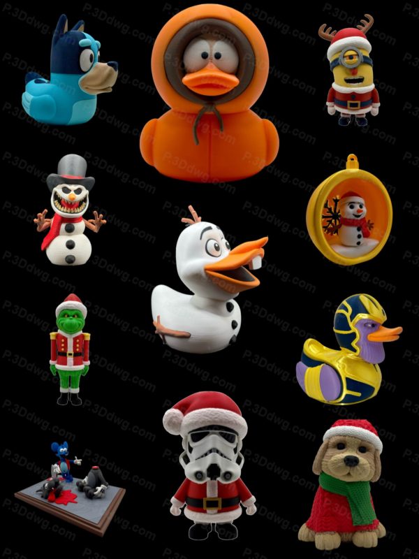 圣诞节迷你人物全集-P站图纸收藏馆