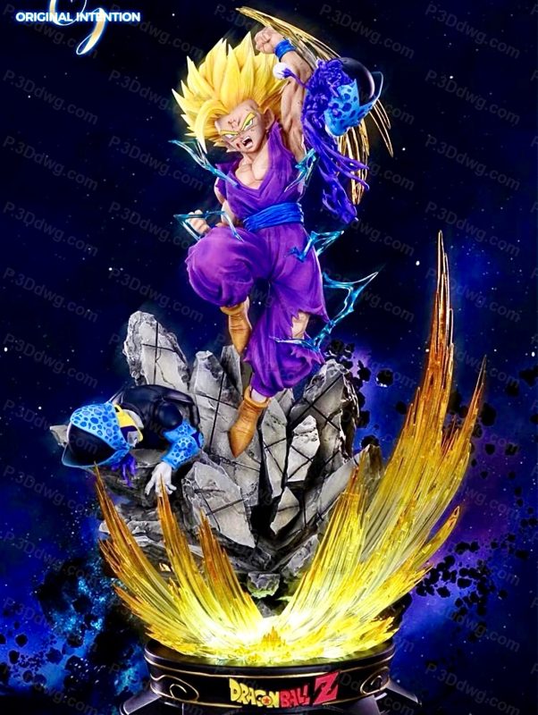 悟饭和小沙鲁-P站图纸收藏馆