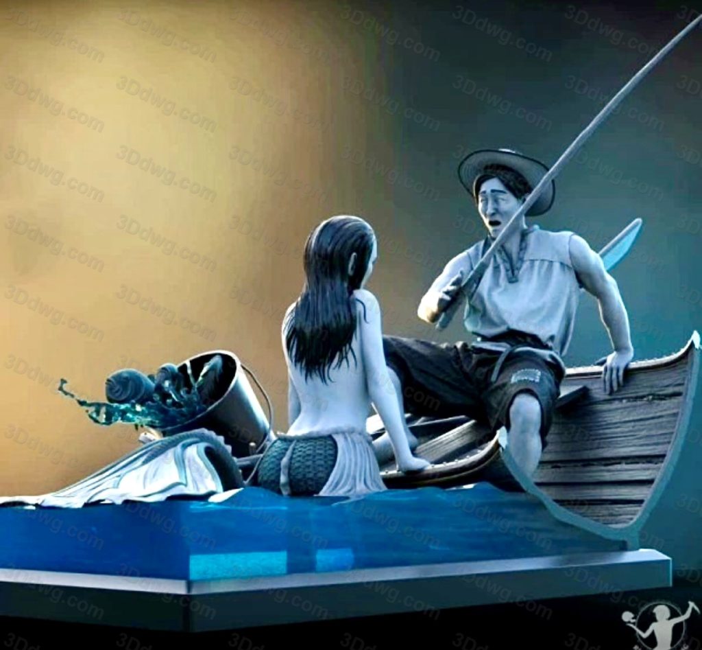 图片[2]-Ritual Casting 瑟琳娜和渔夫-P站图纸收藏馆