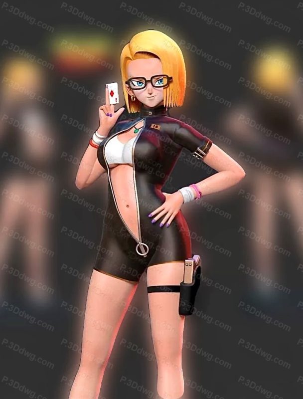 人造人18号-P站图纸收藏馆