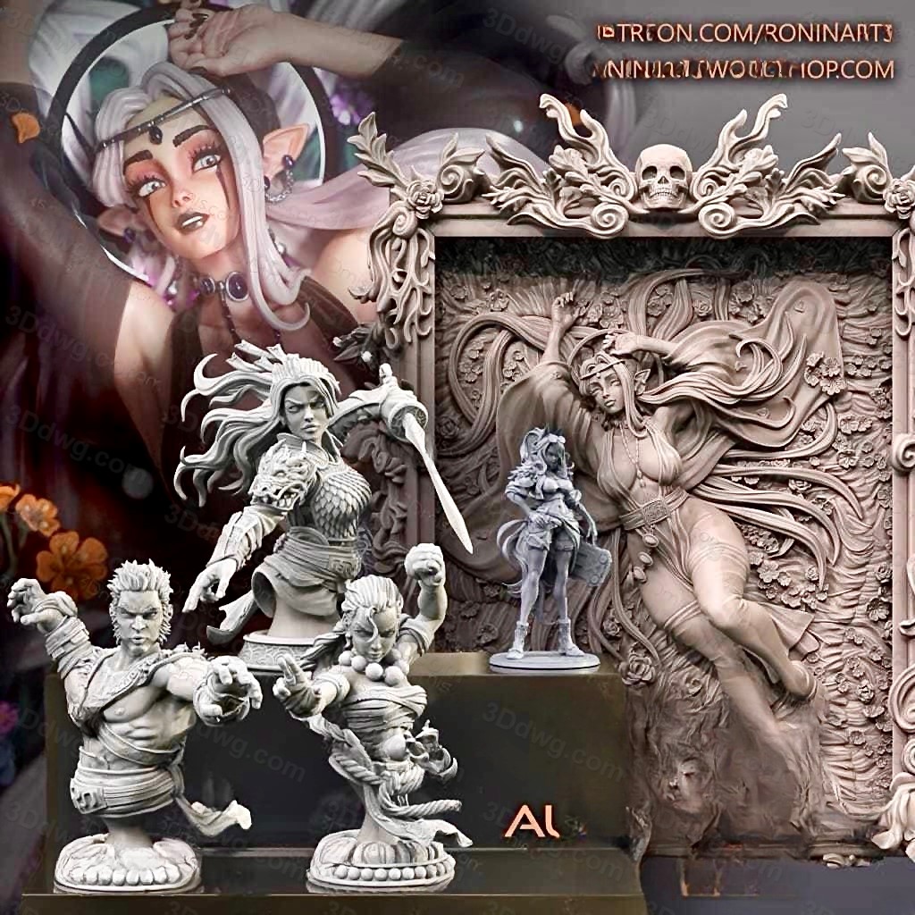 Ronin Arts 2022年8月图纸包-P站图纸收藏馆