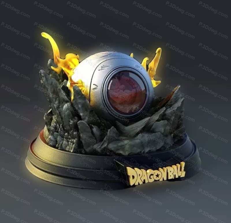 赛亚人宇宙飞船-P站图纸收藏馆