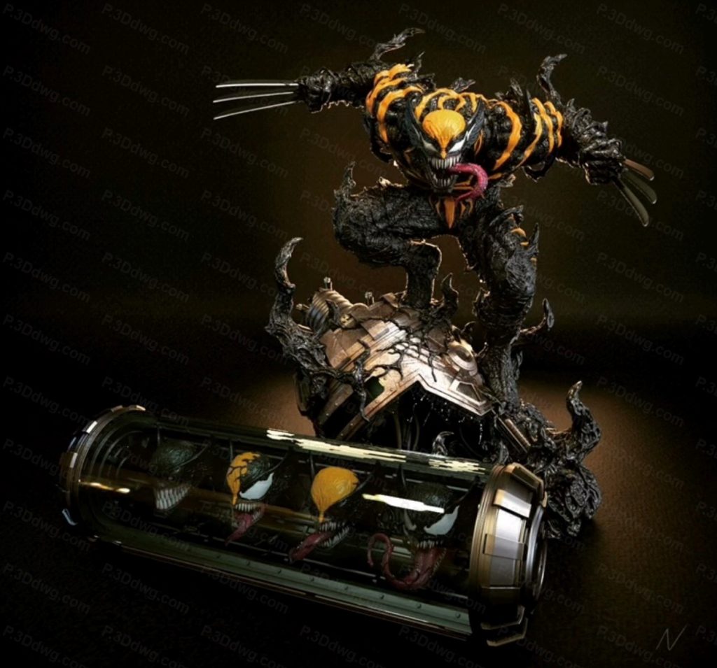 图片[1]-漫威 毒液武器化版金刚狼-P站图纸收藏馆