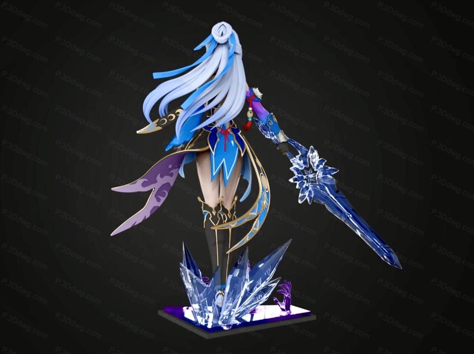 图片[2]-崩坏:星穹铁道 镜流-P站图纸收藏馆