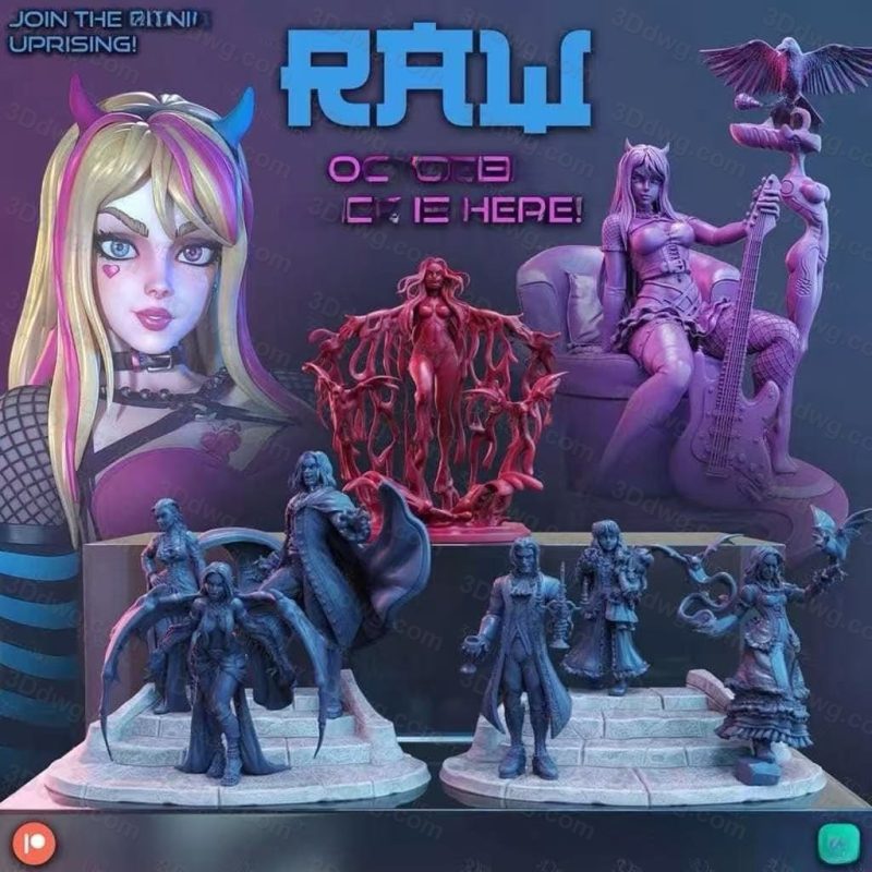 Ronin Arts 2023年10月图纸包-P站图纸收藏馆