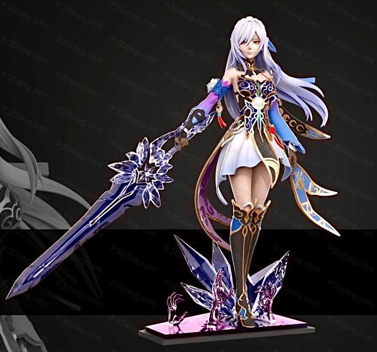 崩坏:星穹铁道 镜流-P站图纸收藏馆