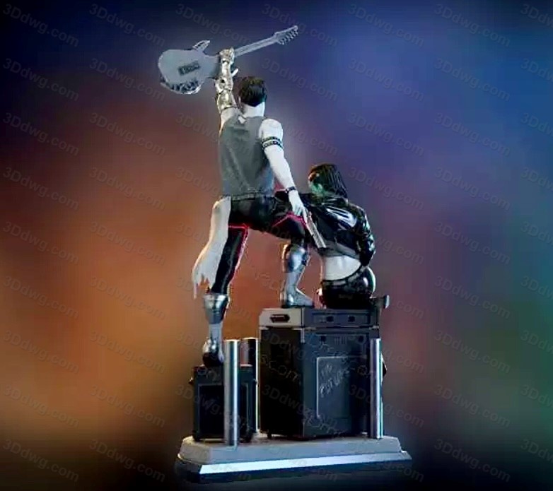 图片[2]-Ritual Casting 赛博朋克 约翰尼·银手和盗贼-P站图纸收藏馆