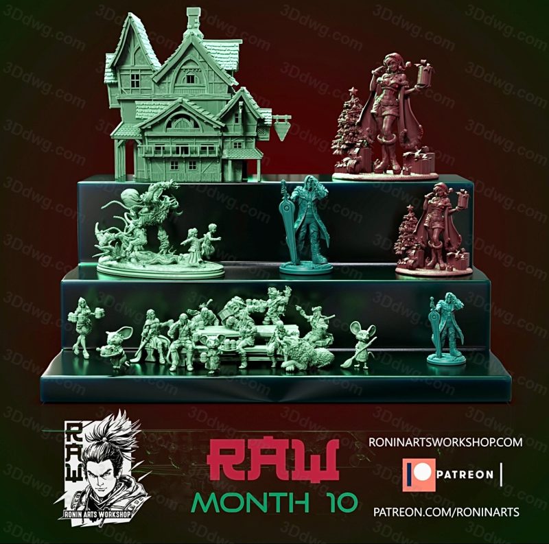 Ronin Arts 2021年10月图纸包-P站图纸收藏馆