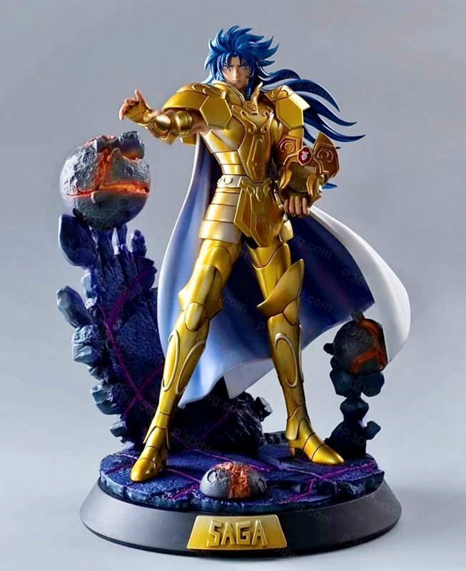 圣斗士星矢 黄金圣斗士双子座撒加-P站图纸收藏馆