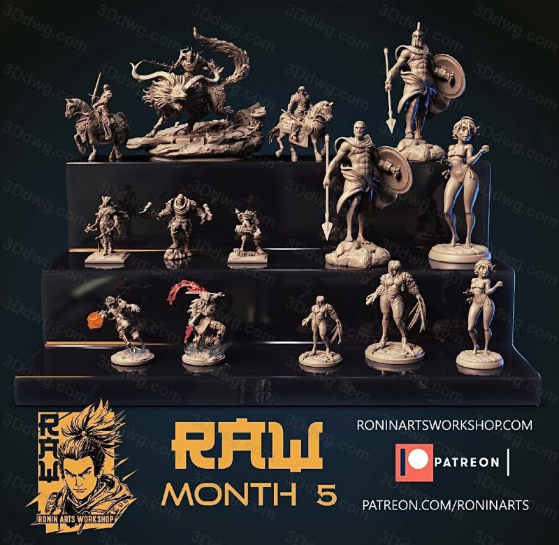 Ronin Arts 2021年5月图纸包-P站图纸收藏馆