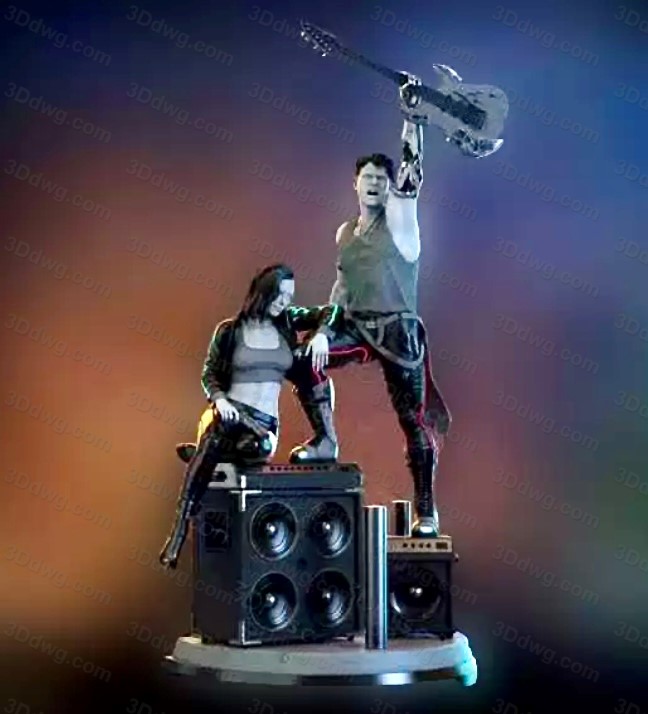 Ritual Casting 赛博朋克 约翰尼·银手和盗贼-P站图纸收藏馆