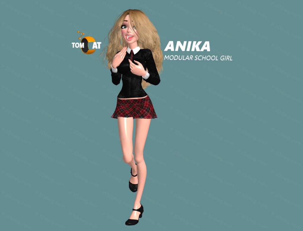 高校女生安妮卡-P站图纸收藏馆