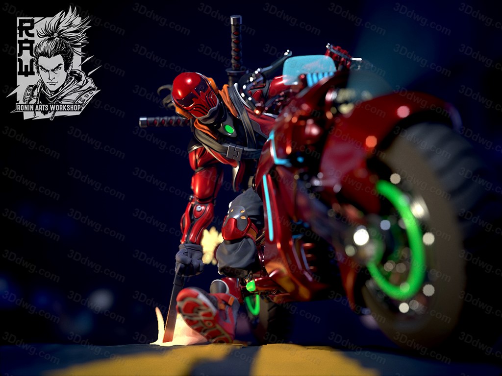 图片[3]-Ronin Arts 赛博朋克系列欢迎礼包-P站图纸收藏馆