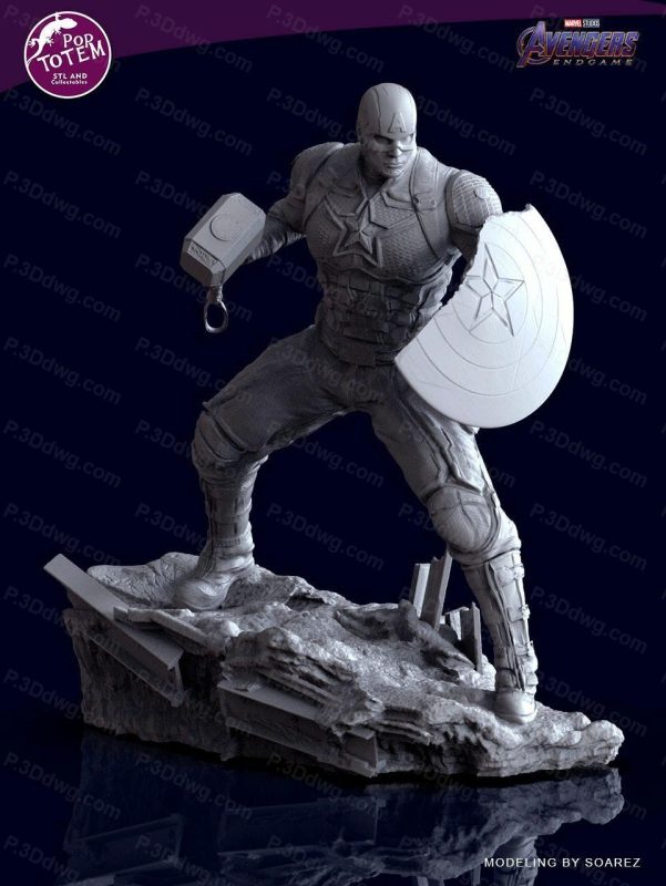 漫威 美国队长-P站图纸收藏馆