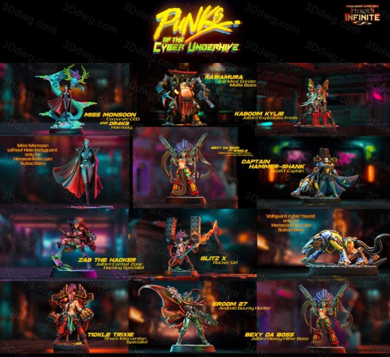 赛博地底的朋克-P站图纸收藏馆