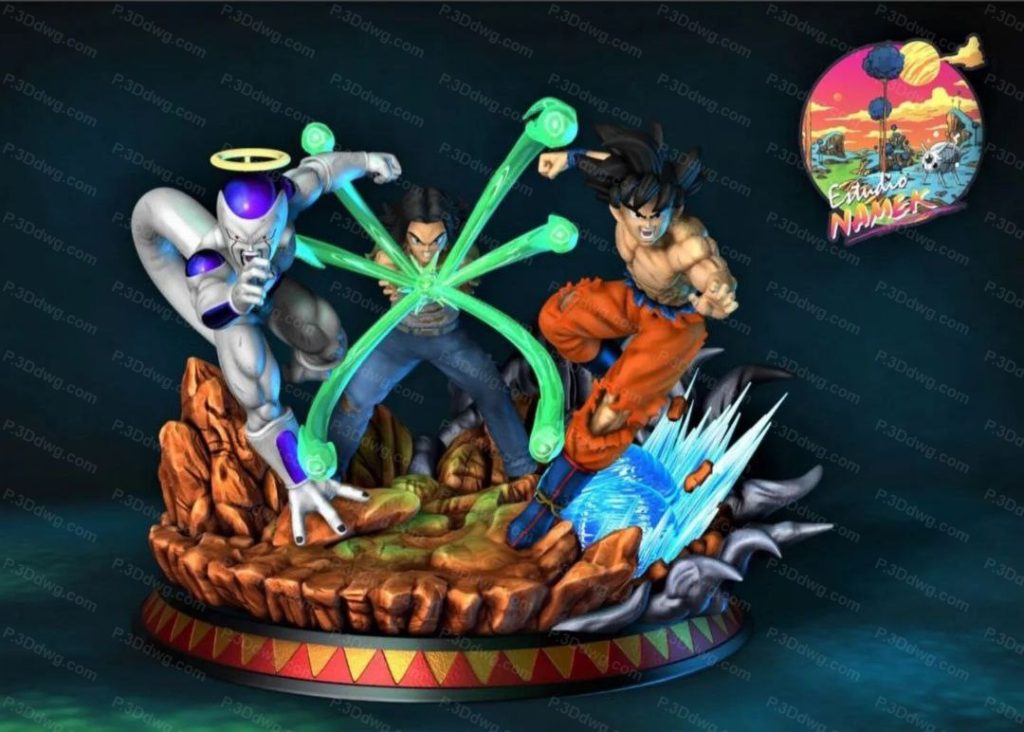 悟空 弗利萨 人造人17号-P站图纸收藏馆