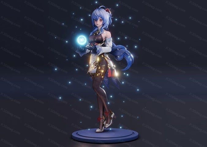 原神 甘雨-P站图纸收藏馆