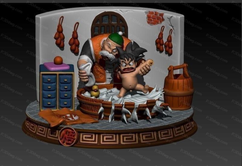 悟空和爷爷-P站图纸收藏馆