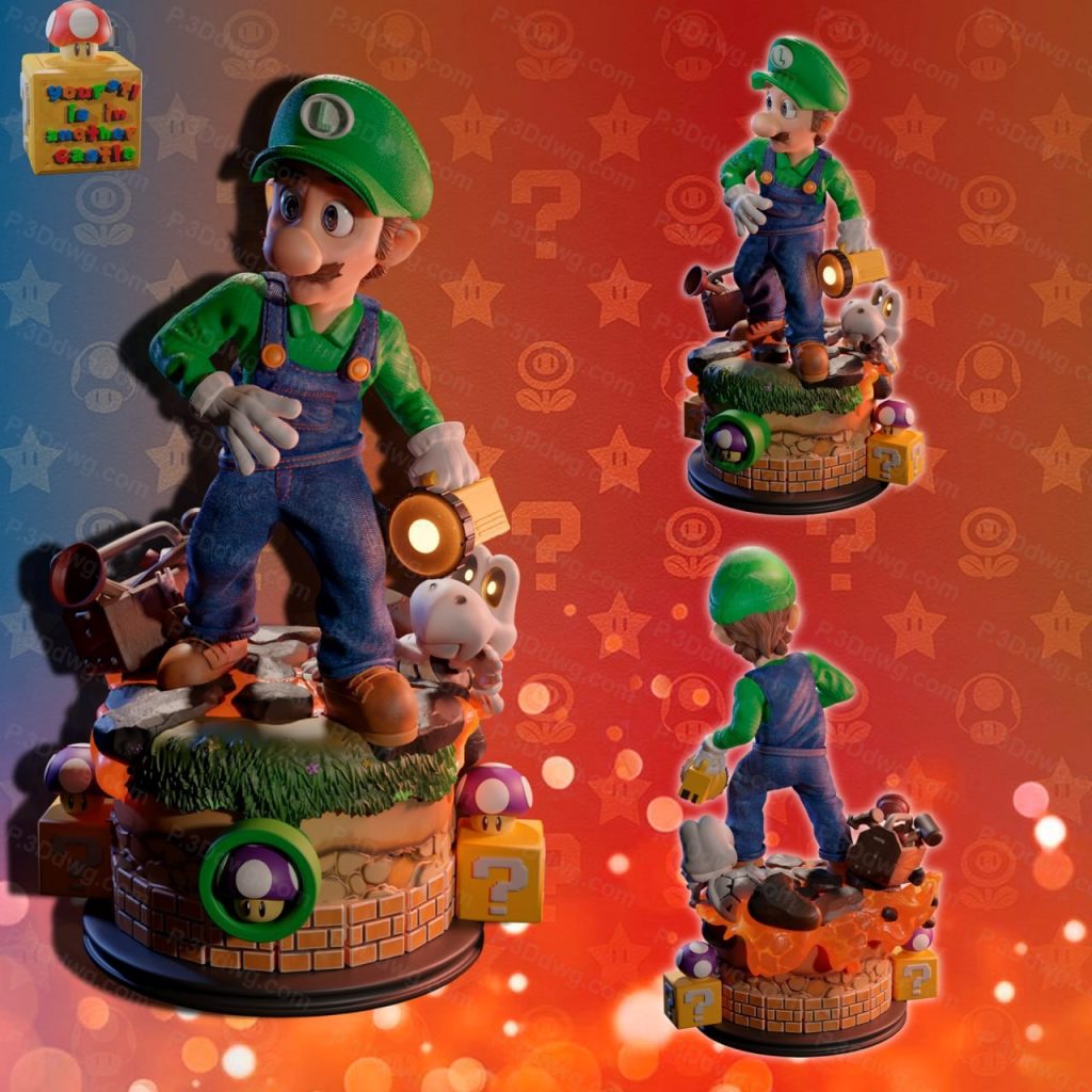 超级马里奥 路易吉-P站图纸收藏馆