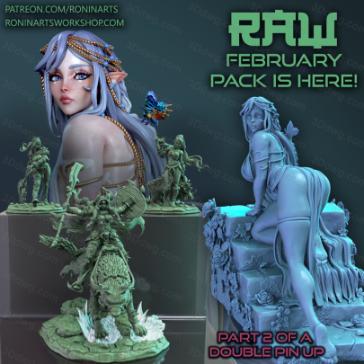 Ronin Arts 2023年2月图纸包-P站图纸收藏馆