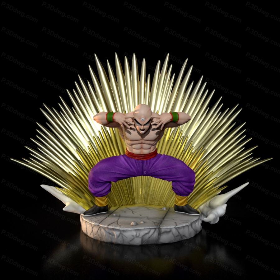 图片[1]-龙珠 天津饭-P站图纸收藏馆