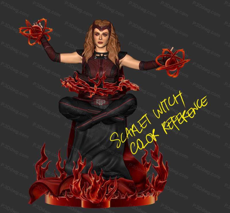 漫威 绯红女巫-P站图纸收藏馆